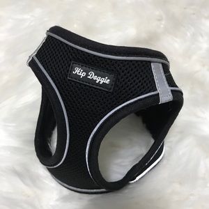 Hip Doggie Black Dog Harness